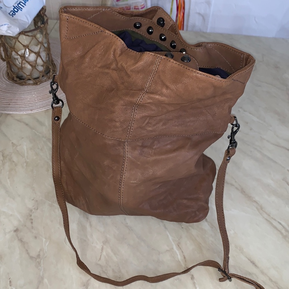 Authentic leather JCREW large bag